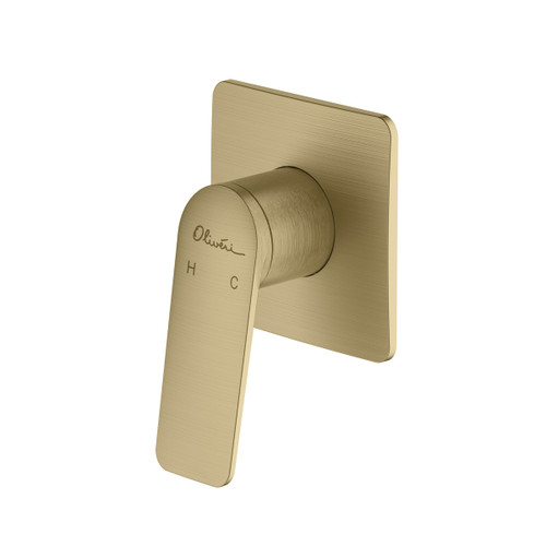 Paris Bath or Shower Wall Mixer Classic Gold [203454]