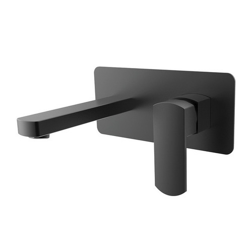 Koko Wall Basin/Bath Mixer w/Spout Matte Black 5Star [165832]