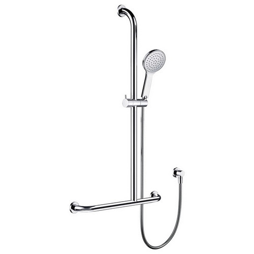 Luciana Care Inverted T-Style Rail Hand Shower Right Hand Chrome 3Star [166660]