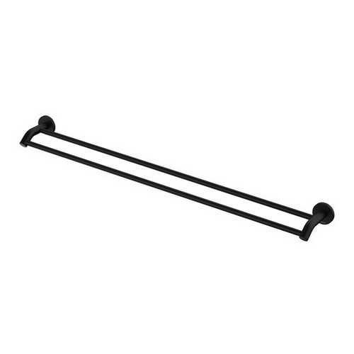 Kaya Double Towel Rail 900mm Matte Black [201997]