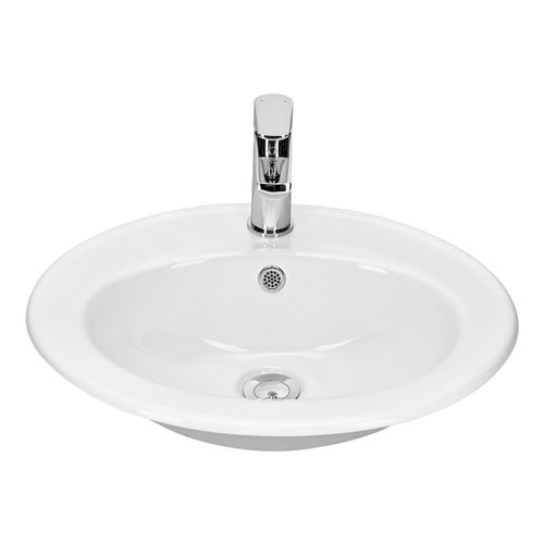 Lawson Vanity Basin 500mm x 425mm White 1 Tap Hole [132836]