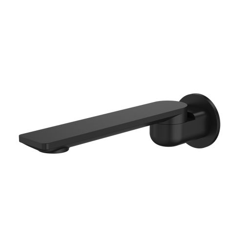 Urbane II Swivel Basin/Bath Outlet Round Cover Plate 220mm Spout Matte Black [196292]