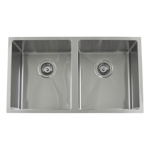 Sigma Undermount Double Bowl Kitchen Sink Stainless Steel NTH [182113]