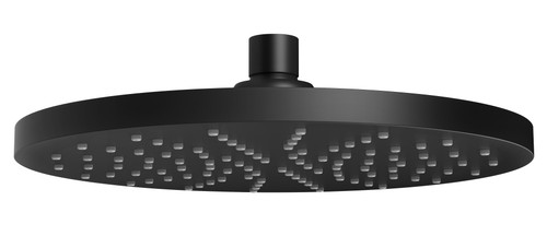Vivid Shower Rose Round 230mm 5Star Matte Black [129800]
