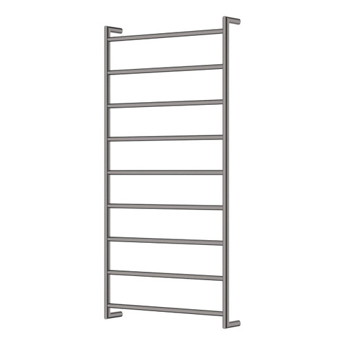 Kaya Round Heated Towel Gun Metal 9 Bars 600 x 1200 x 100mm [285268]