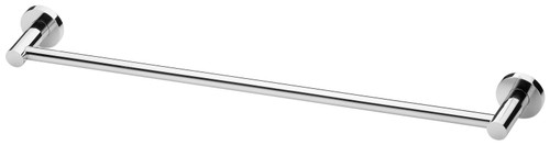 Radii Towel Rail Single 600mm Round Plate Chrome [130661]