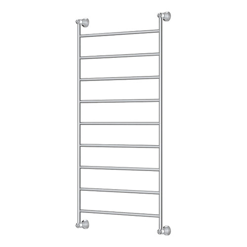 Lillian Heated Towel Rail Chrome 9 Bars 600 x 1208 x 95mm [285270]