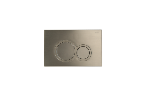 Wall Dual Flush Button Round Brushed Nickel [275326]