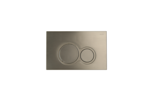 Wall Dual Flush Button Round Brushed Nickel [275326]
