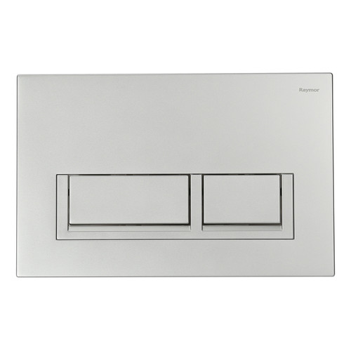 Wall Dual Flush Button Square Matte Silver [285373]