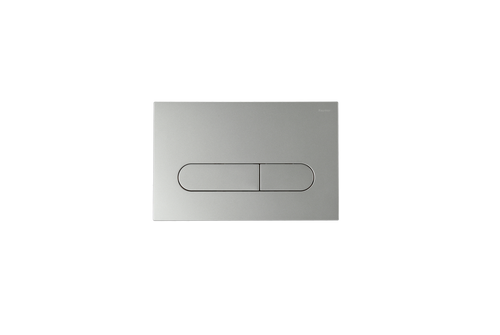 Wall Dual Flush Button Oval Chrome [285374]