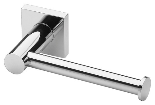 Radii Toilet Roll Holder with Square Plate Chrome [130669]