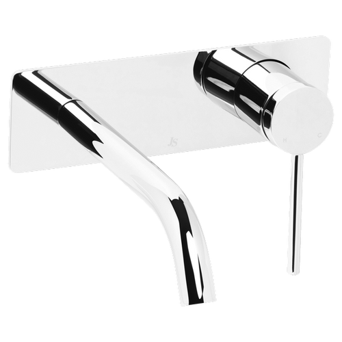 Venezia wall mounted Bath/Basin mixer, Single pin lever design, 25mm ceramic disc, Chrome [270023]