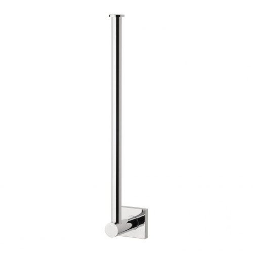 Radii Spare Toilet Roll Holder with Square Plate Chrome [130671]