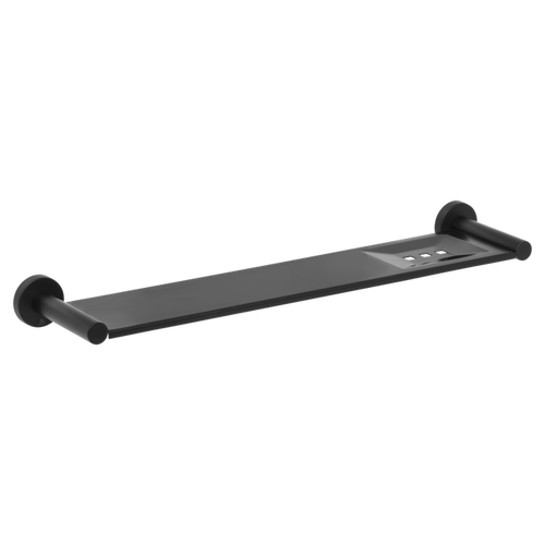 Venezia Metal Shelf 450Mm Matte Black [284278]