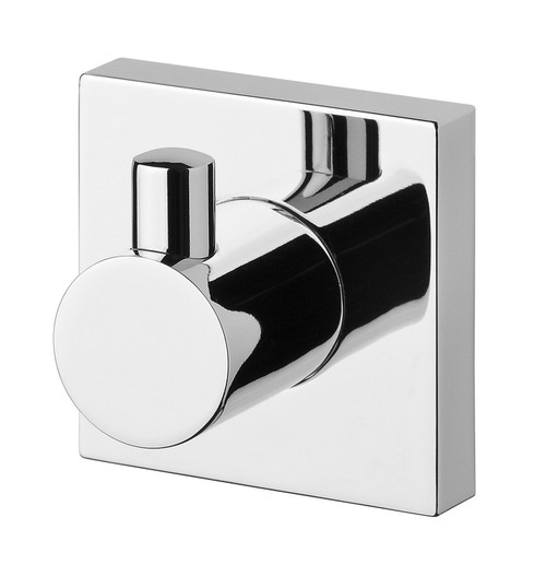 Radii Robe Hook with Square Plate Chrome [130672]