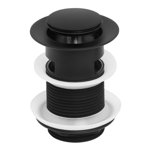 Venezia Pop-Up Waste 32Mm With Overflow Matte Black [284220]