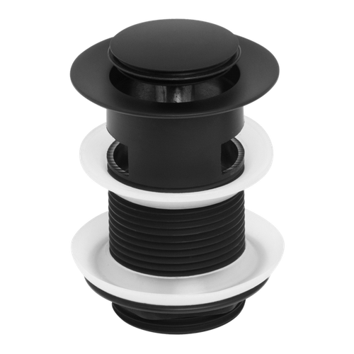 Venezia Pop-Up Waste 32Mm With Overflow Matte Black [284220]