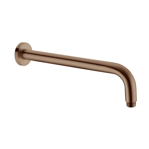 Round Wall Shower Arm 340mm Brushed Bronze [254090]