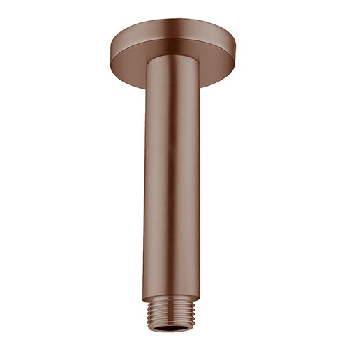 Round Ceiling Shower Arm 150mm Brushed Bronze [254093]