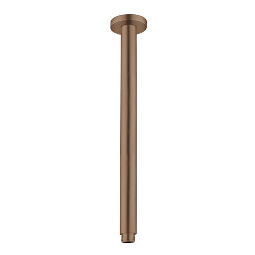 Round Ceiling Shower Arm 300mm Brushed Bronze [254096]
