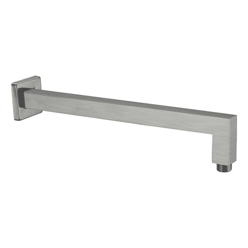 Square Wall Shower Arm 340mm Gunmetal [255707]
