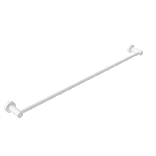 Mecca Towel Rail Single 800mm Matte White [284587]