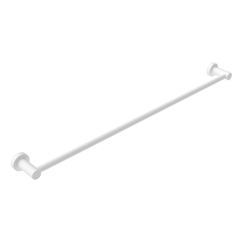 Mecca Towel Rail Single 800mm Matte White [284587]