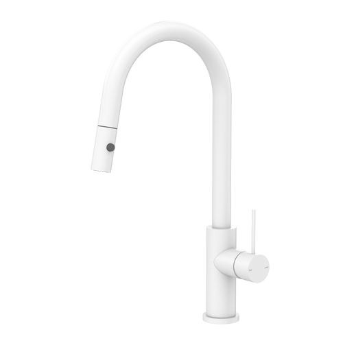 Mecca Sink Mixer with Pull-Out Vegie Spray 5Star Matte White [284500]