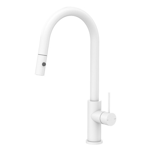 Mecca Sink Mixer with Pull-Out Vegie Spray 5Star Matte White [284500]
