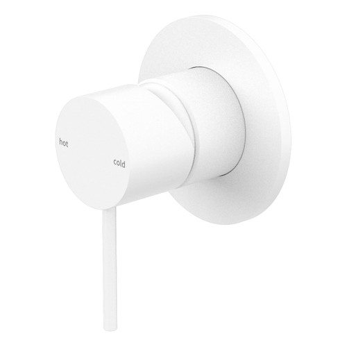 Mecca Bath or Shower Mixer Matte White [284516]