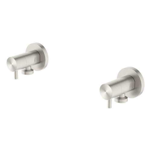 Modern Washing Machine Tap Set Brushed Nickel [284526]