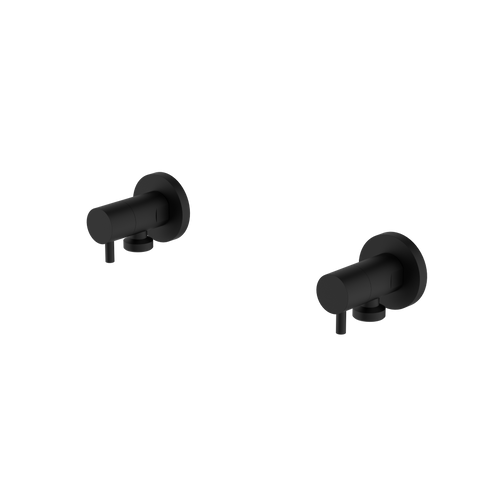 Modern Washing Machine Tap Set Matte Black [284525]