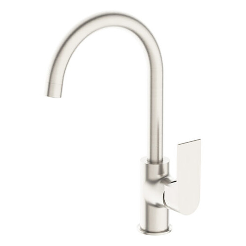 Bianca Sink Mixer (Gooseneck Spout) 6Star Brushed Nickel [284554]
