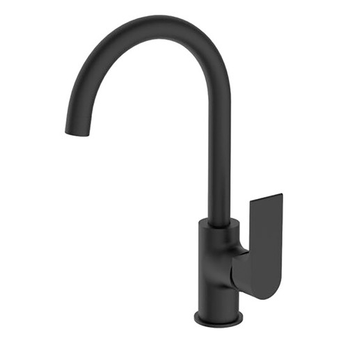 Bianca Sink Mixer (Gooseneck Spout) 6Star Matte Black [284538]