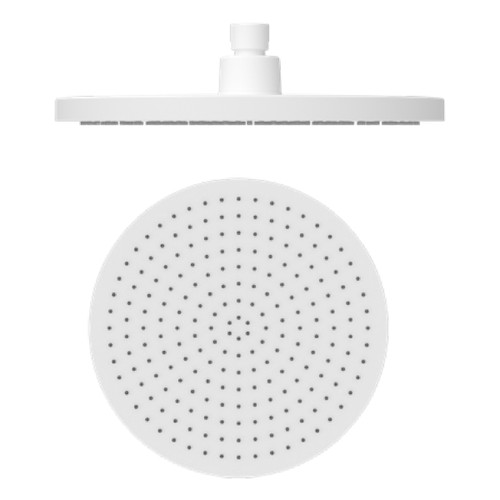 Air Shower Head/Rose Only 230mm Round 3Star Matte White [284484]