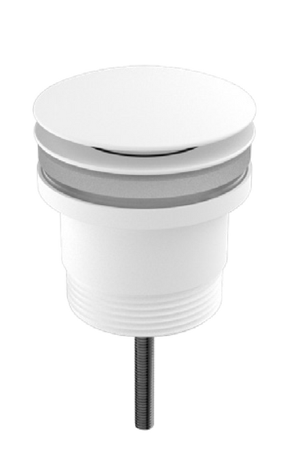 Universal Pop Up Plug & Waste Matte White [284503]