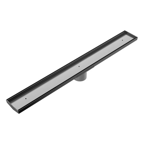 Tile Insert V Channel 900 x 106mm Floor Grate 90mm Outlet Gunmetal [284504]