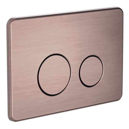 Toilet Button Push Plate (suit In-Wall Cistern) 258mm x 179mm Brushed Bronze [284476]
