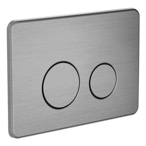 Toilet Button Push Plate (suit In-Wall Cistern) 258mm x 179mm Gunmetal [284567]