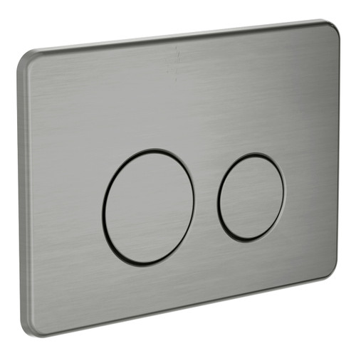 Toilet Button Push Plate (suit In-Wall Cistern) 258mm x 179mm Graphite [284568]