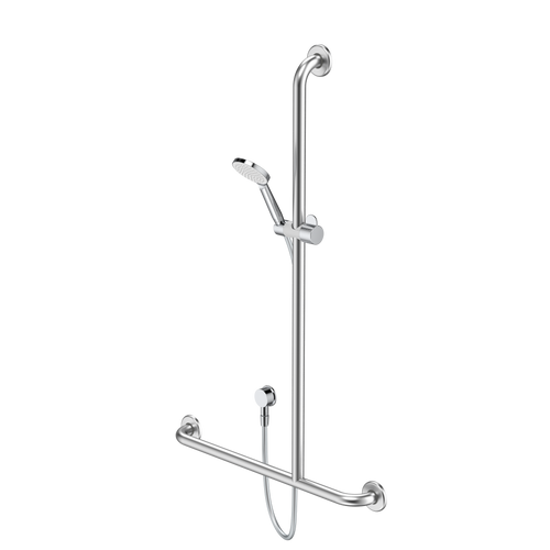 Care Support Shower Set with Inverted T Rail RH Chrome [287297]