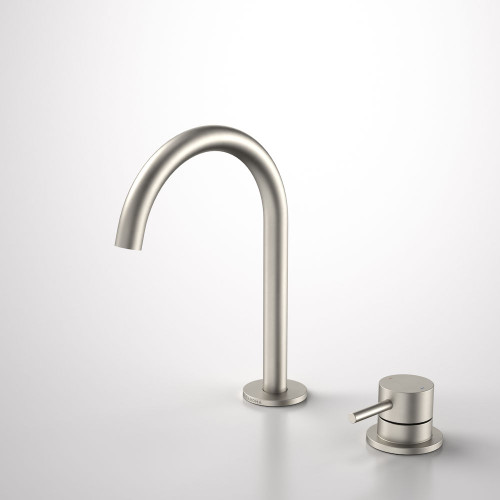 Liano II Hob Basin Mixer Set 160mm Brushed Nickel [287262]