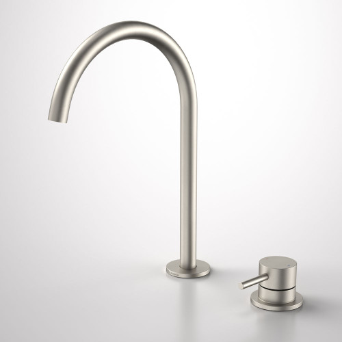 Liano II Hob Basin/Sink Mixer Set 200mm Brushed Nickel [287324]