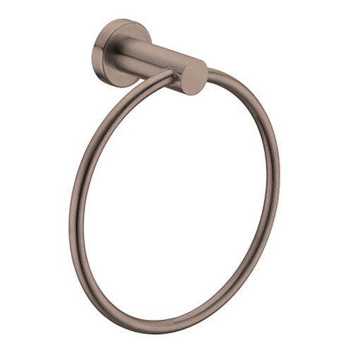 Mecca Hand Towel Ring Brushed Bronze [286874]