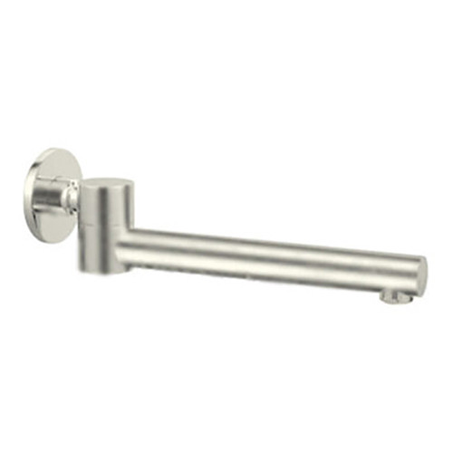 Dolce Wall Mounted Swivel Bath Spout Brushed Nickel [286843]