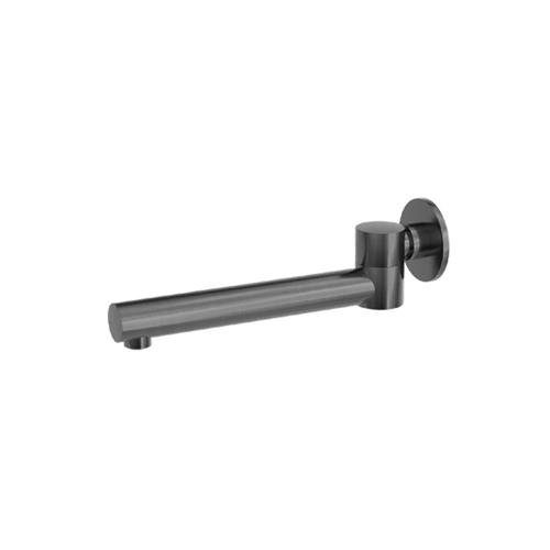 Dolce Wall Mounted Swivel Bath Spout Brushed Gunmetal [286880]