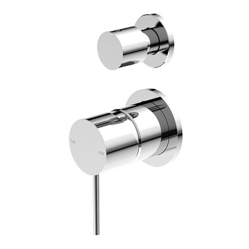 Mecca Bath & Shower Diverter Mixer (Separate Plate) Chrome [286756]