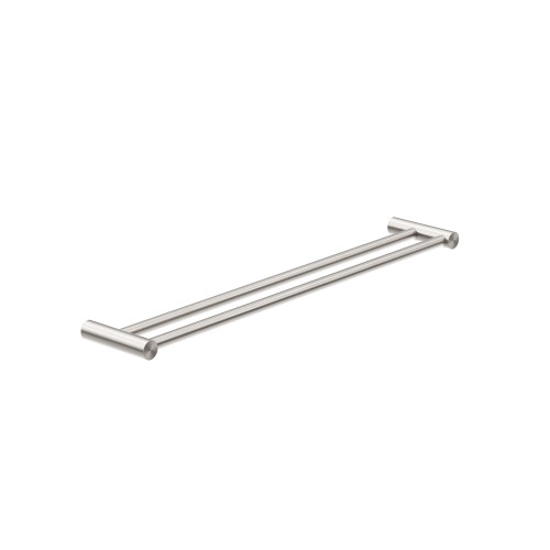 New Mecca Towel Rail Double 600mm Brushed Nickel [287133]