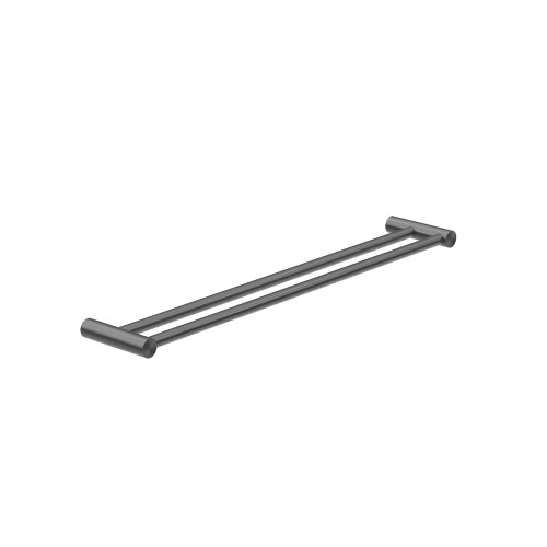 New Mecca Towel Rail Double 600mm Gunmetal [287178]